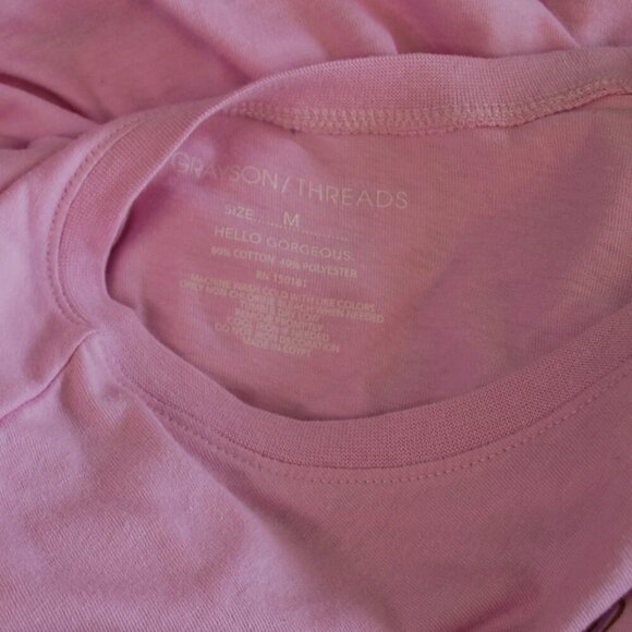 Grateful Dead Graphic Tee Pink Grayson Threads Hello Gorgeous M - Picture 3 of 3